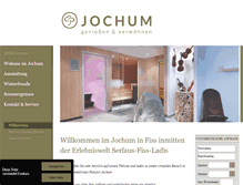 Tablet Screenshot of pension-jochum.at